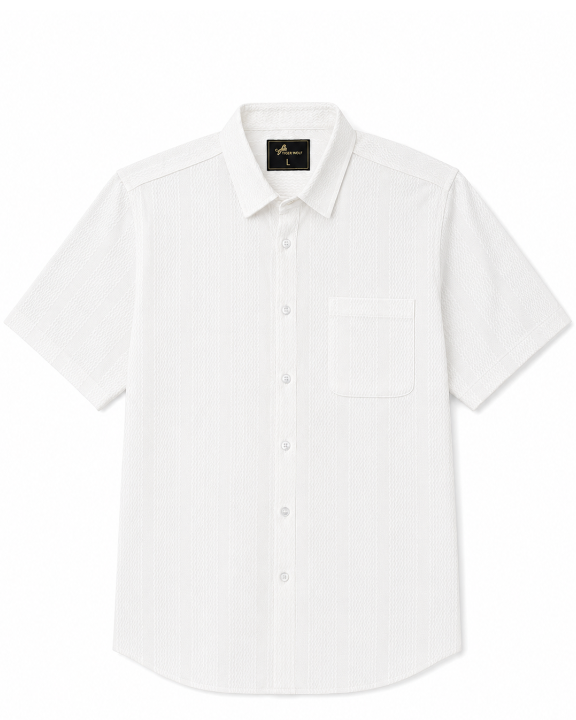 Men's Short Sleeve Woven Shirt 4-Pack