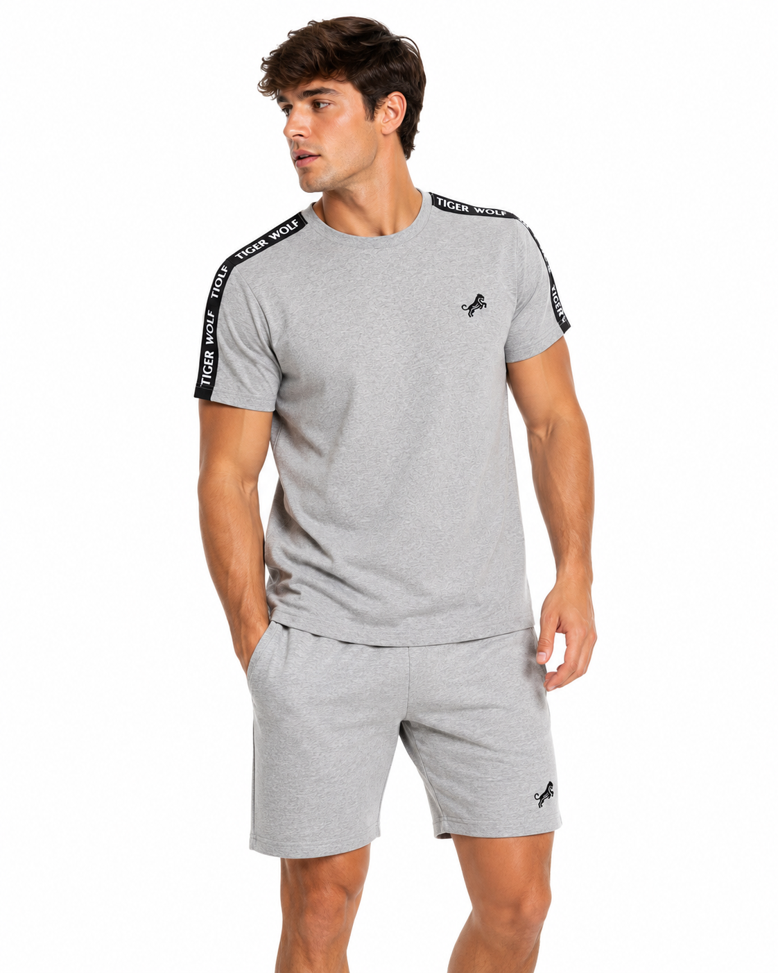 Tiger Wolf Classic Side Tape Tee 4-Pack