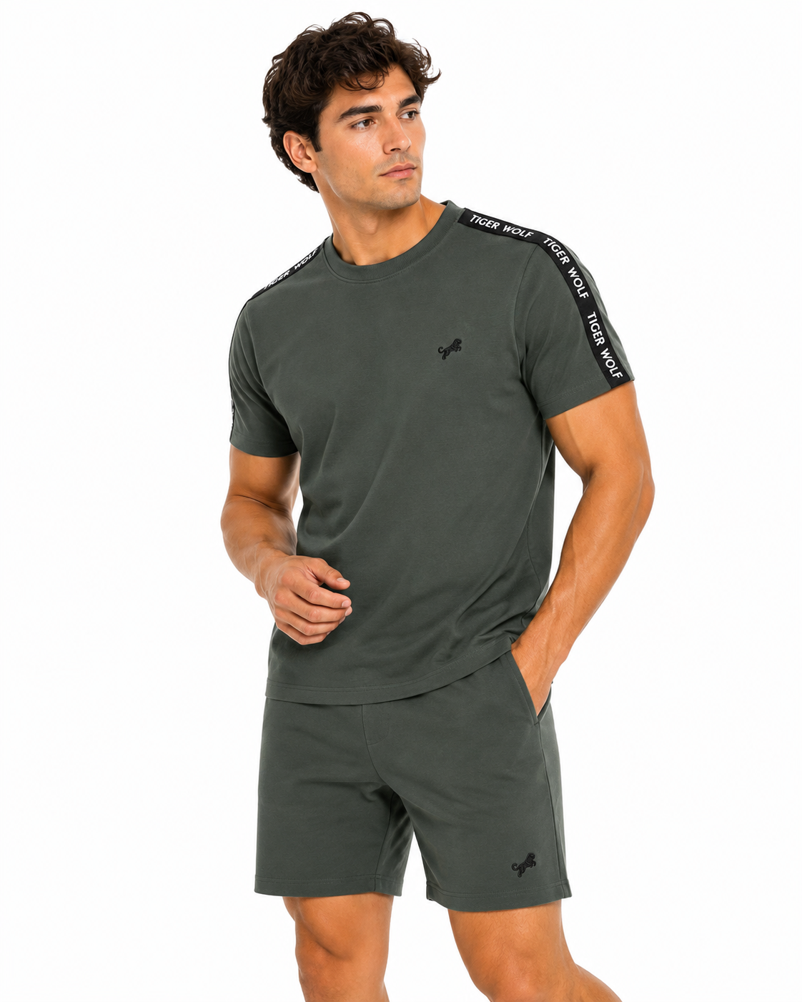 Tiger Wolf Signature Side Tape Tee 4-Pack