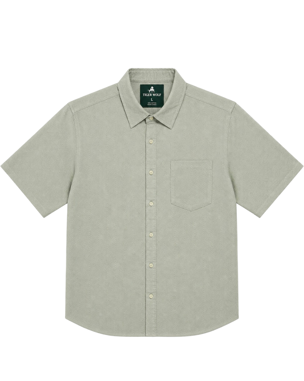 Men's Premium Textured Button Down Shirt 4-Pack