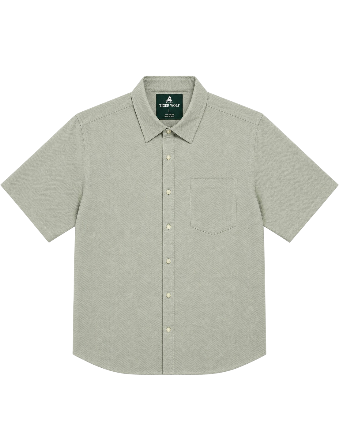 Men's Premium Textured Button Down Shirt 4-Pack