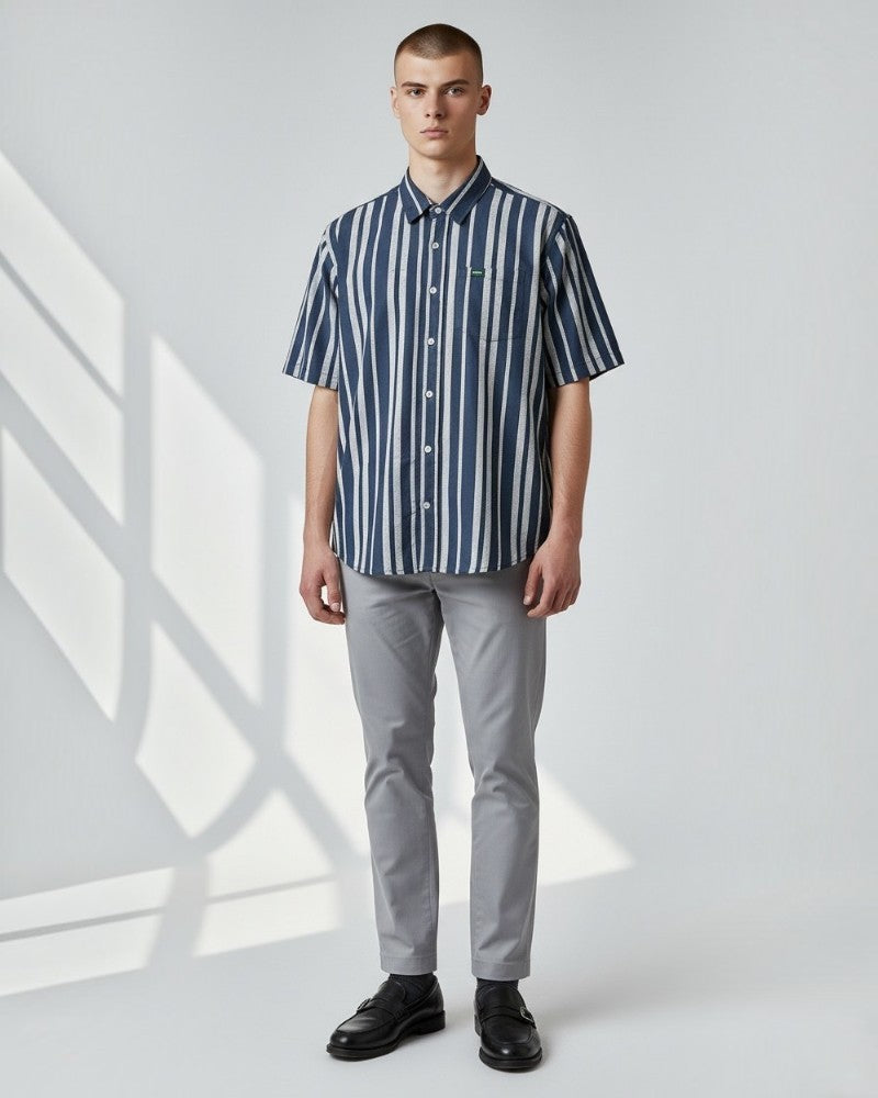 Stripe Short Sleeve Shirt