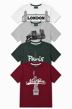 Men's Printed Crew Neck 4-Pack T-shirts