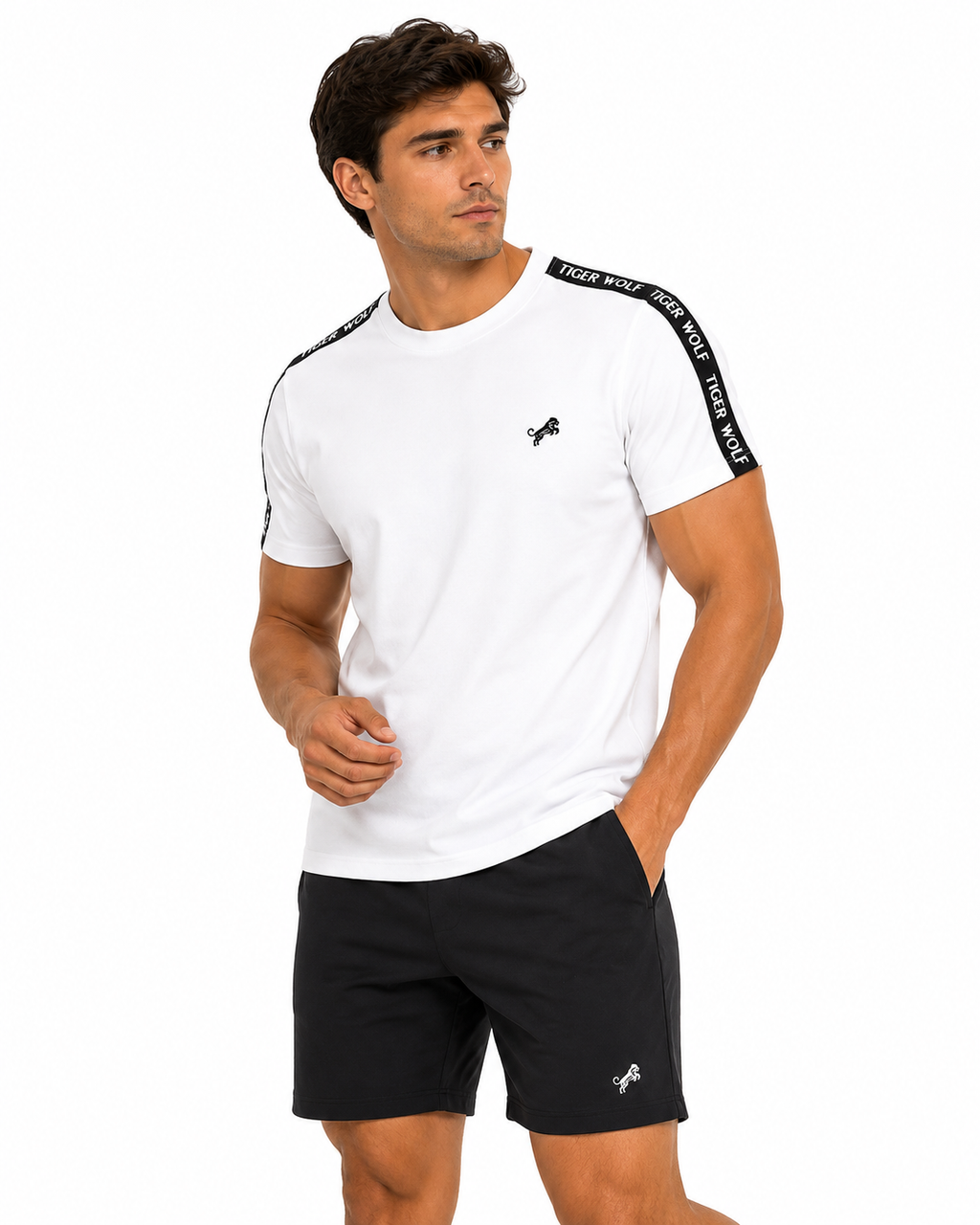 Tiger Wolf Classic Side Tape Tee 4-Pack