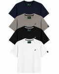 Contrast 4-pack T-shirts