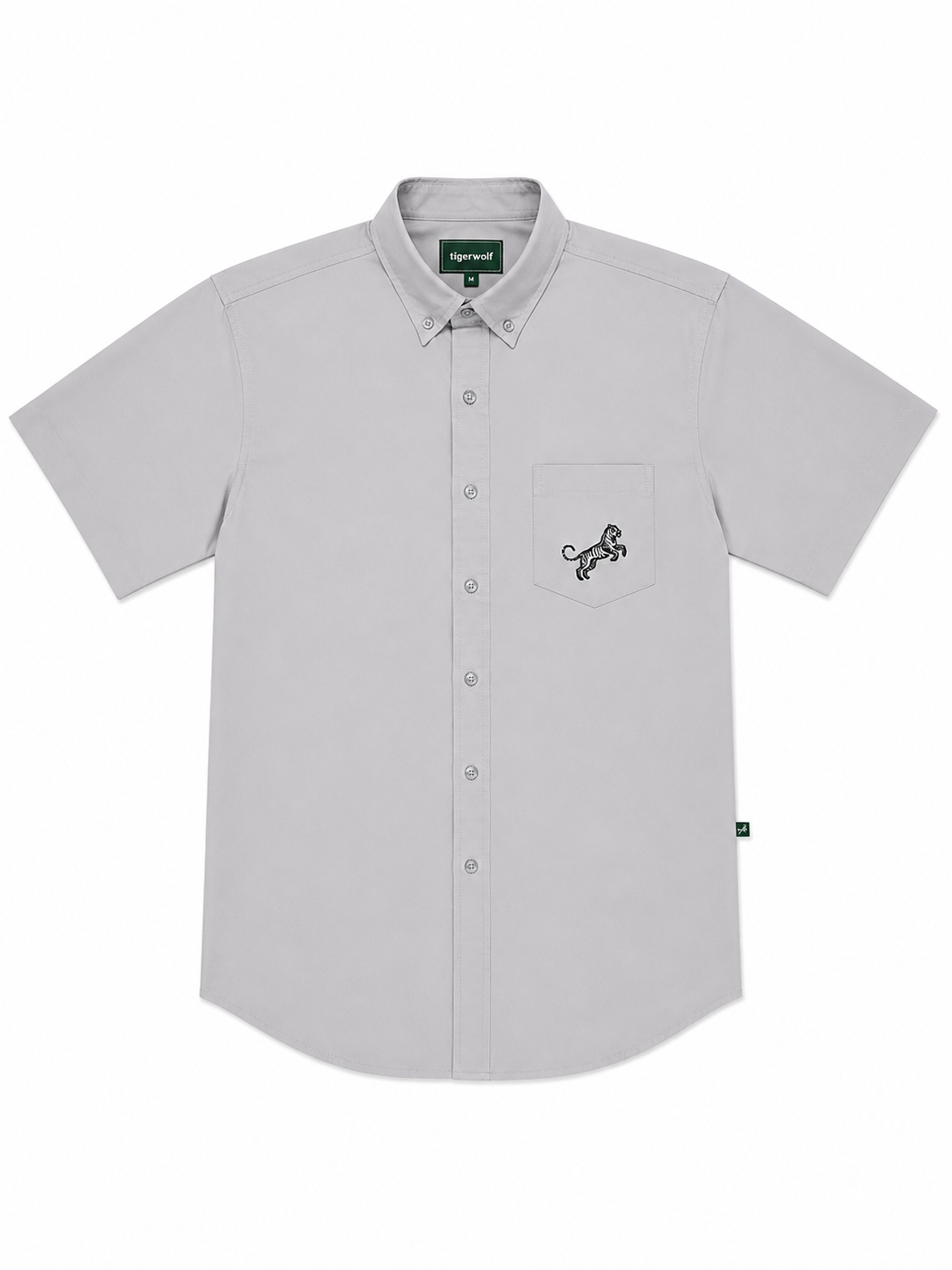 Signature Embroidered Short Sleeve Button-Down Shirt 4-Pack