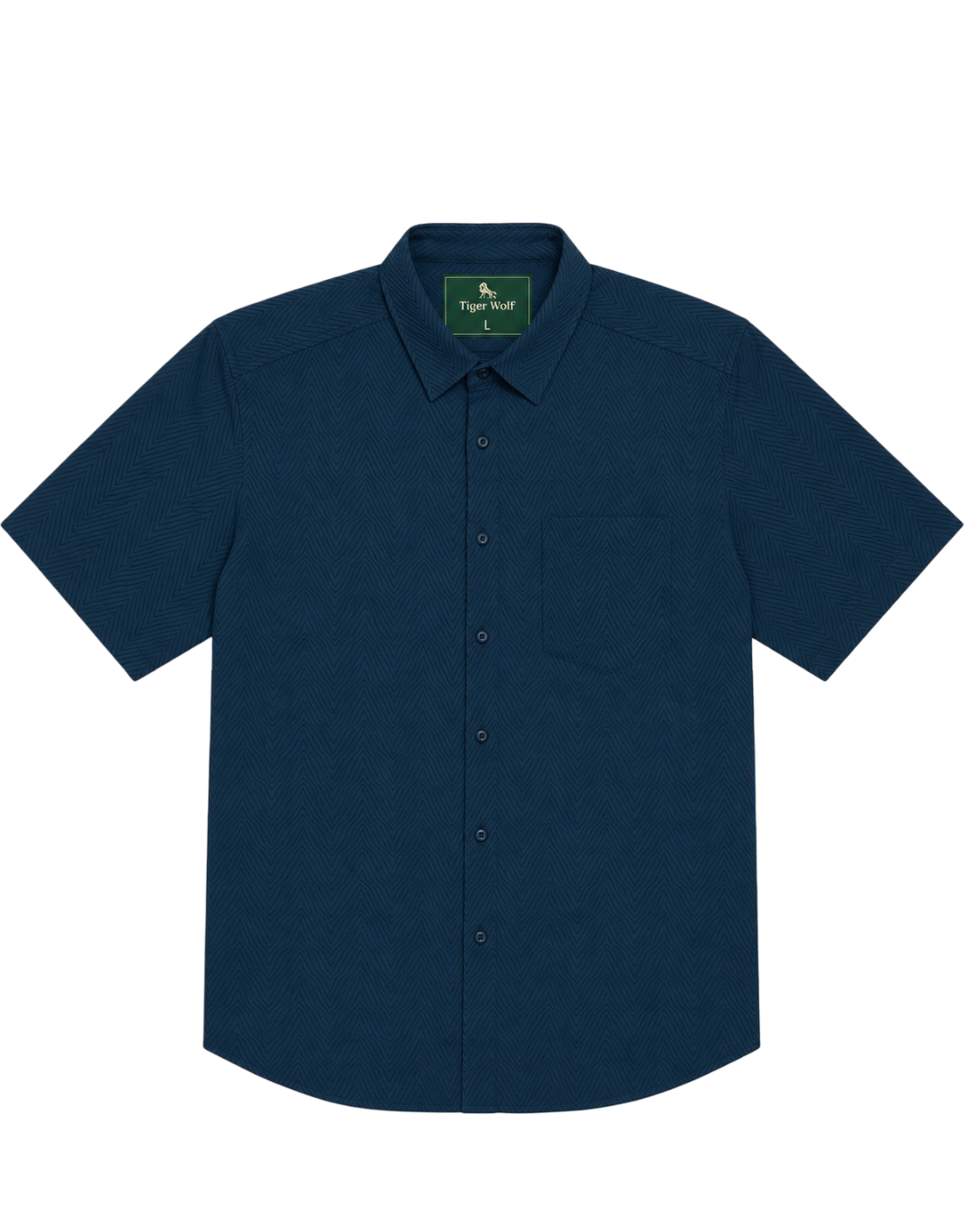 Men's Premium Textured Button Down Shirt 4-Pack