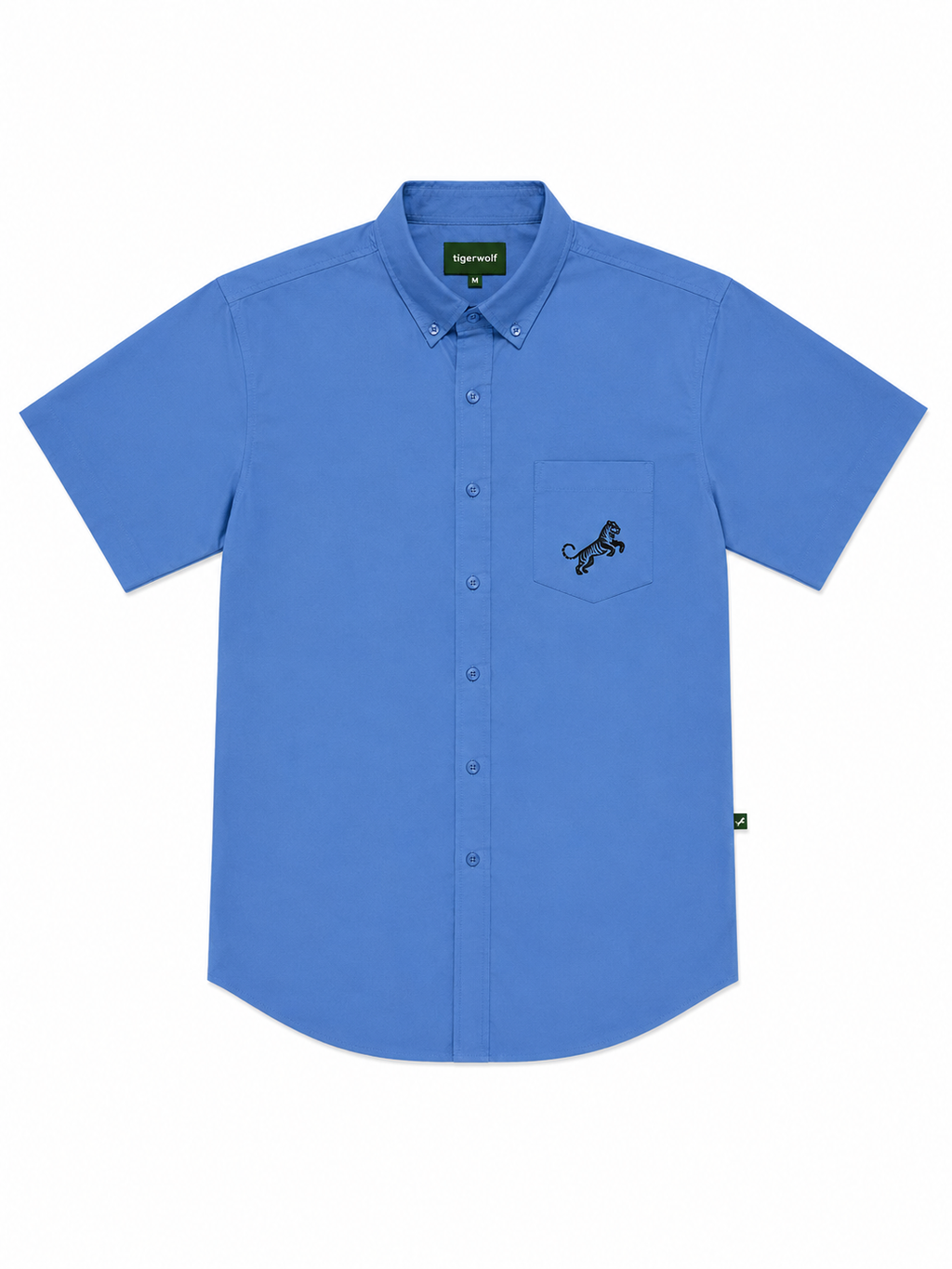 Signature Embroidered Short Sleeve Button-Down Shirt 4-Pack