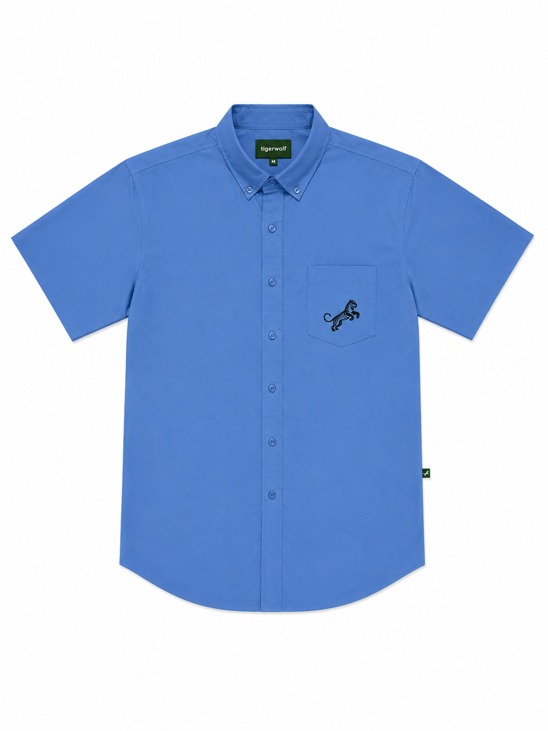 Signature Embroidered Short Sleeve Button-Down Shirt 4-Pack