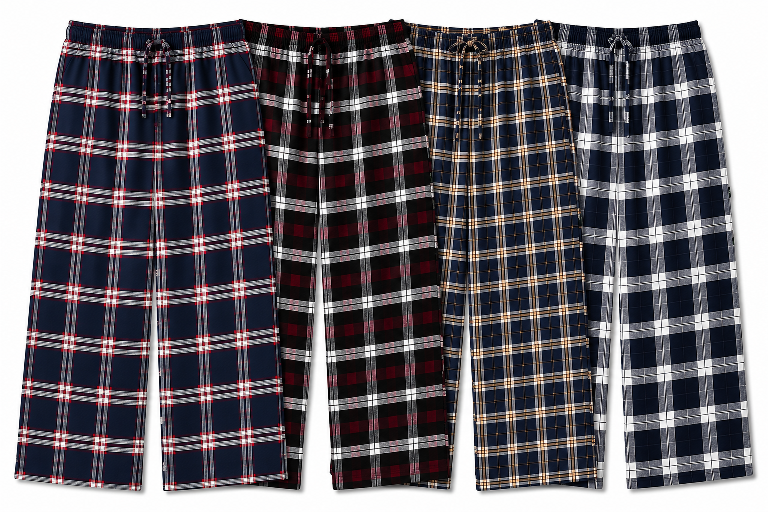 Men's Relaxation Pants 4-Pack