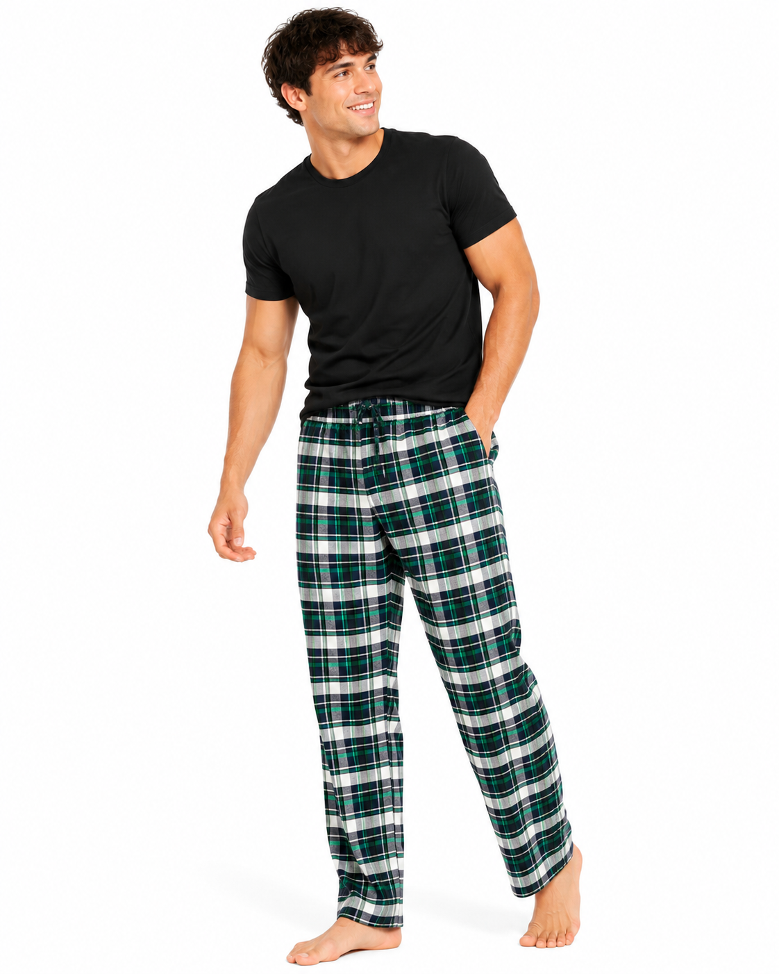 Men's Plaid Lounge Pant 4-Pack