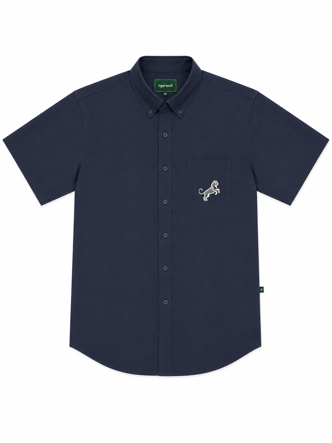 Signature Embroidered Short Sleeve Button-Down Shirt 4-Pack