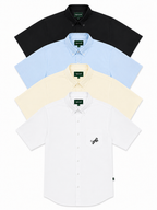 Classic Embroidered Short Sleeve Button-Down Shirts 4-Pack