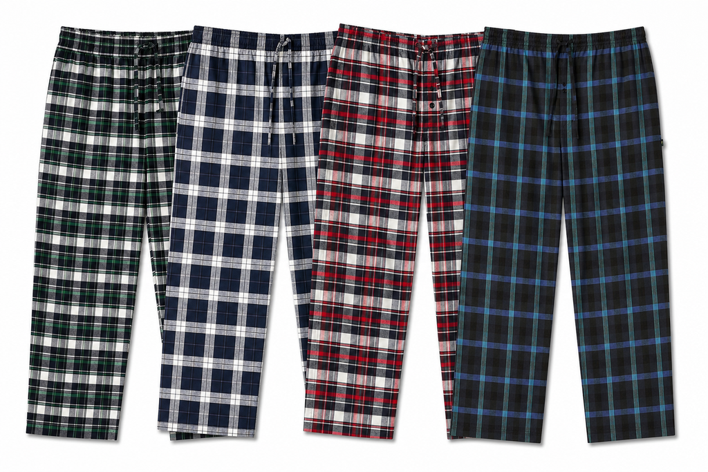 Men's Plaid Lounge Pant 4-Pack