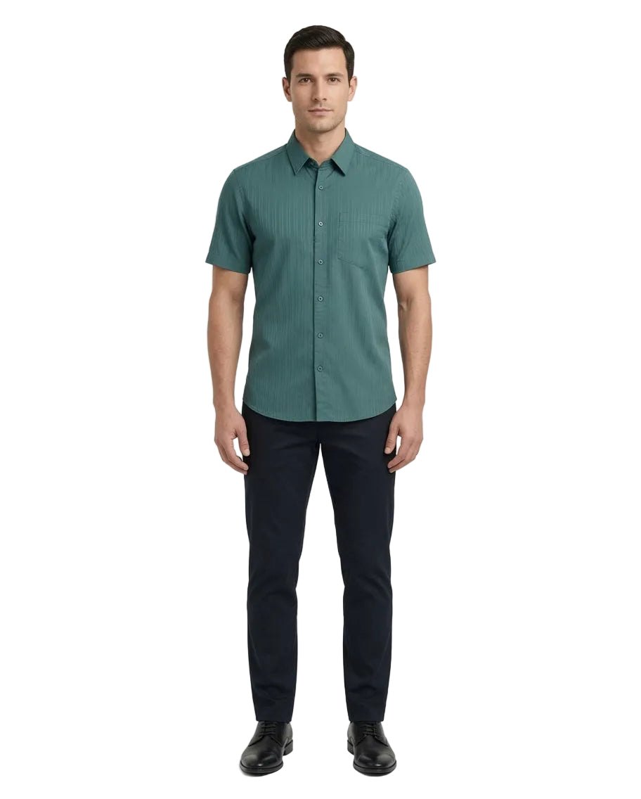 Men's Everyday Stripe Button Down Shirts 4-Pack