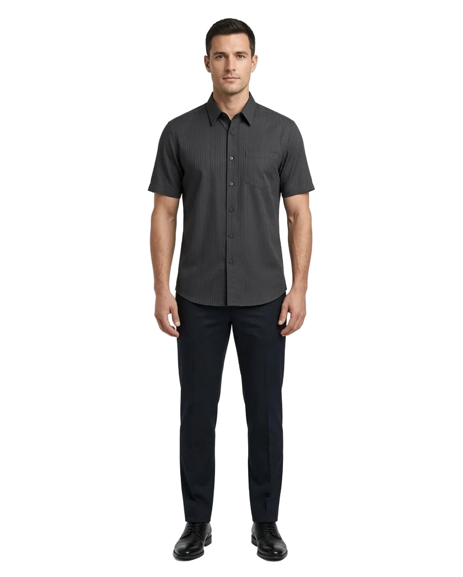 Men's Everyday Stripe Button Down Shirts 4-Pack
