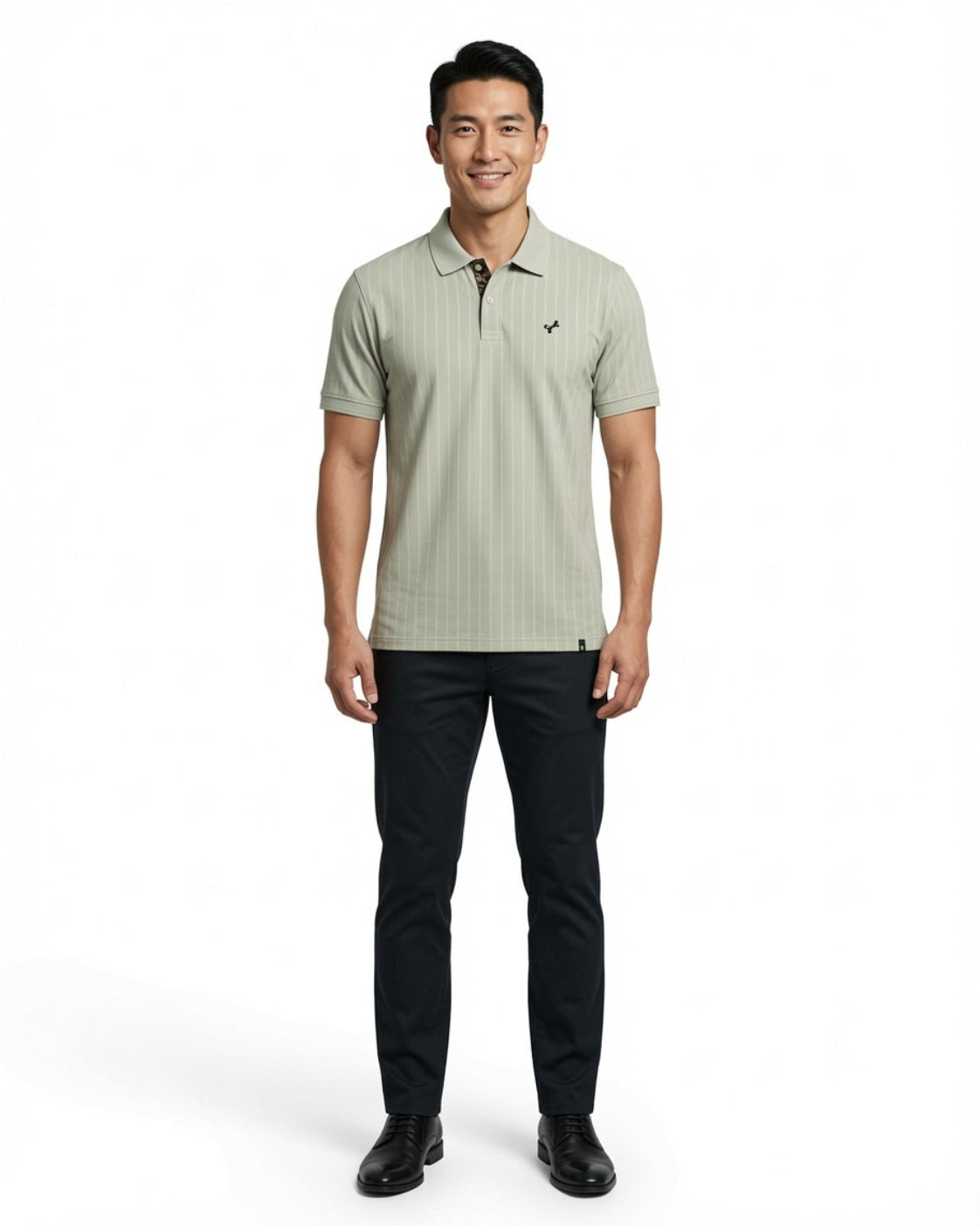 Men's Herringbone Polo Shirt 4-Pack