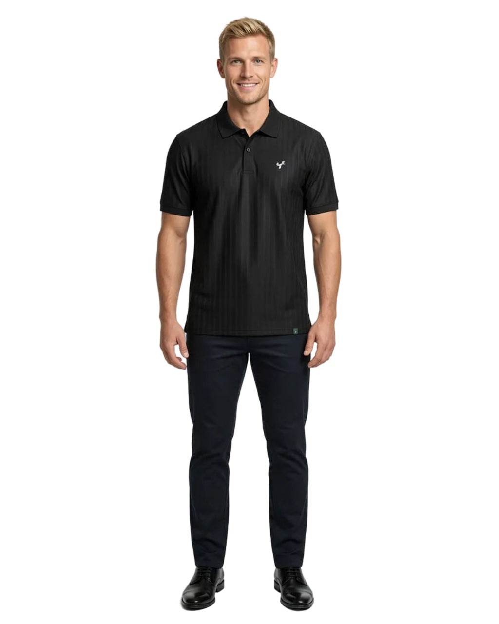 Men's Herringbone Polo Shirt 4-Pack