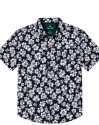 Men's Tropical Print Short Sleeve Button Down Shirt 4-Pack