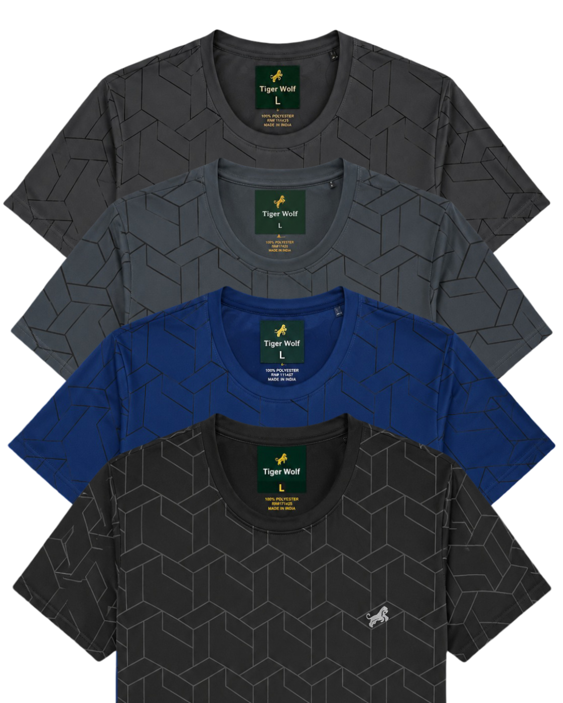 Men's Athletic Performance T-Shirt 4-Pack