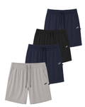 Men's Casual Ribbed Shorts 4-Pack