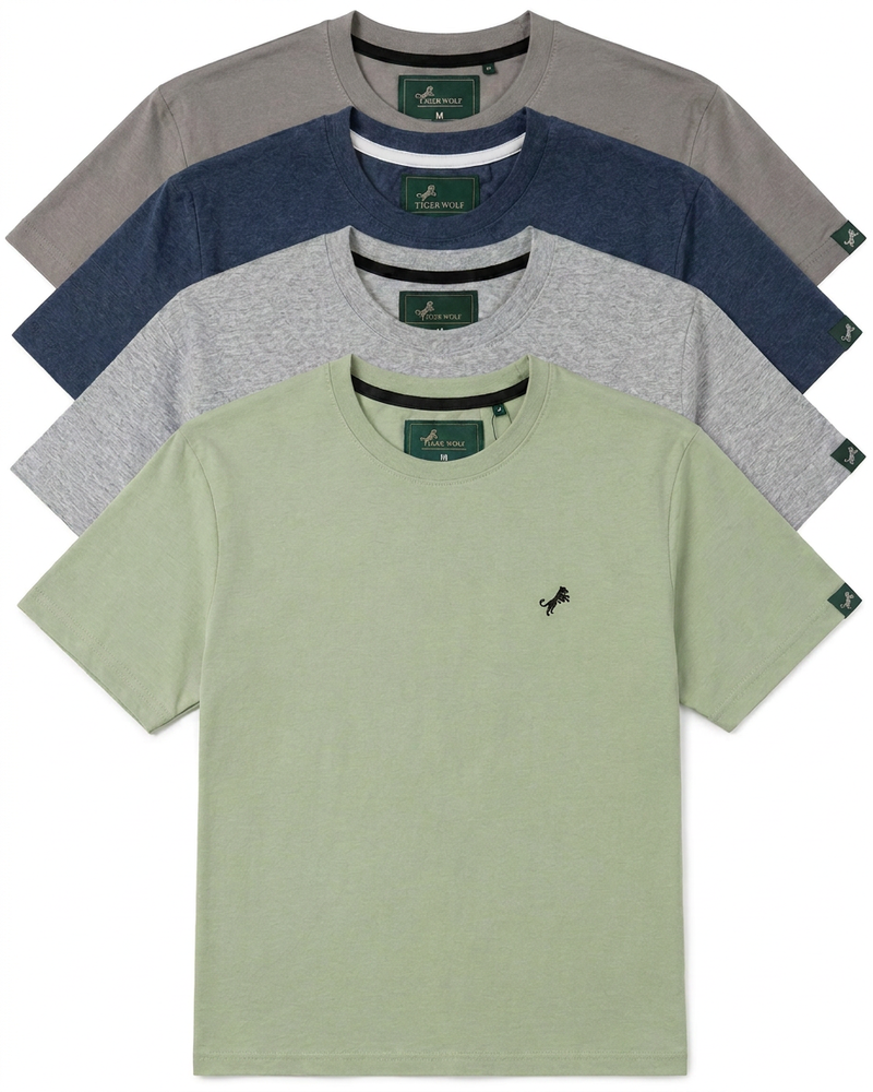 Men's Classic Crew Neck Tee 4-Pack